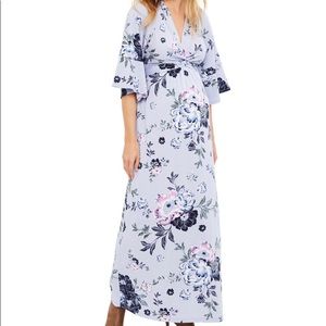 Jessica Simpson Maternity Printed Maxi Dress